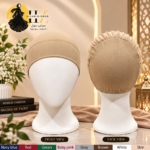 Plain Round Premium Hijab Undercap - Image 3