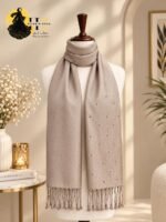 Embellished Silk Viscose Hijab - Image 2