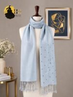 Embellished Silk Viscose Hijab