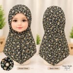 Kids Printed Hijab -Multicolor