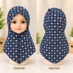 Kids Printed Hijab -Multicolor